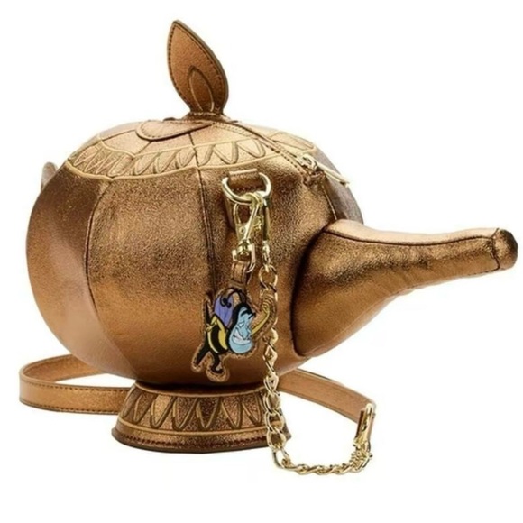 Disney Aladdin Genie Lamp Crossbody Bag - Jasmine Pin Stitch Shoppe Loungefly - Picture 2 of 4